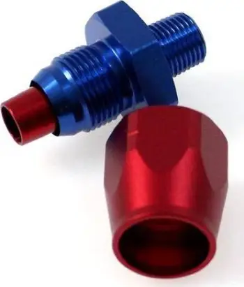 Lidhës gypi TurboWorks AN6 3/8"-18NPT, alumini