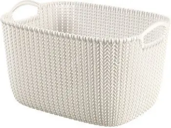 Shportë plastike Curver Knit, 19L, e bardhë