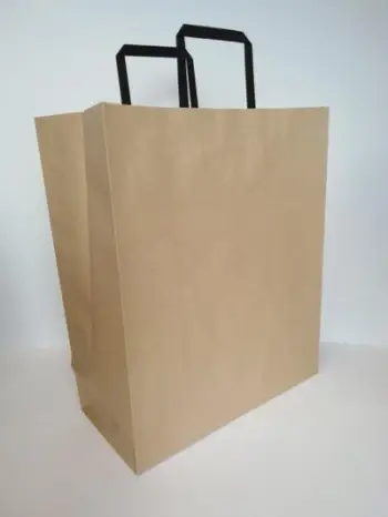 Qese letre Fresh Smooth Bag KRAFT, 32x38x15 cm, kafe natyrale