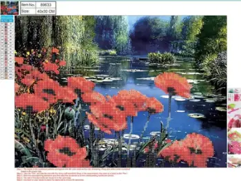 Mozaik diamant 5D Centrum Flowers 89633, 30x40cm, motiv lulesh