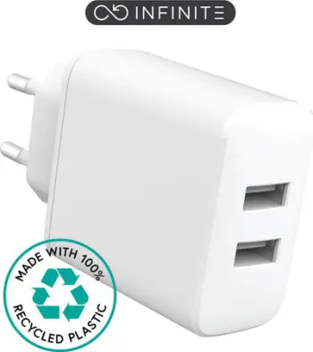 Karikues muri ESTUFF ES637005, për smartphone, 1 portë USB, i bardhë