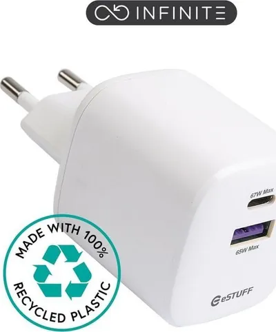 Karikues muri ESTUFF ES637065, universal, 1 port, i bardhë - 1