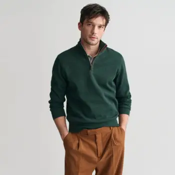 Bluzë GANT SACKER RIB HALF ZIP