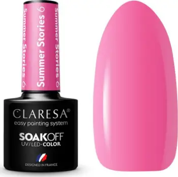Manikyr xhel Claresa SoakOff Summer Stories, UV LED, ngjyrë verore