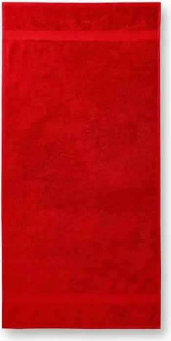 Peshqir banjoje Malfini Terry MLI-90507, 70x140 cm, 100% pambuk, i kuq