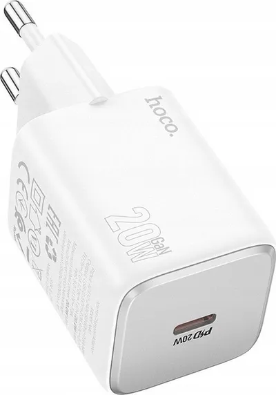 Karikues muri Hoco N40, 20W, QC PD, i bardhë - 2