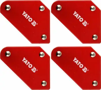 Set kuadratesh magnetikë për saldim Yato YT-08677, 4 copë