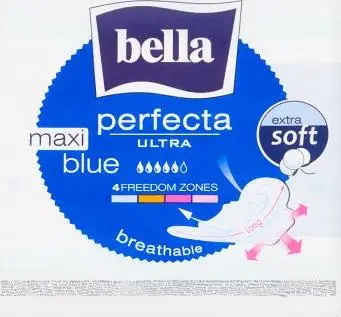 Peceta higjienike Bella Perfecta Ultra Maxi Blue, 8 copë, blu