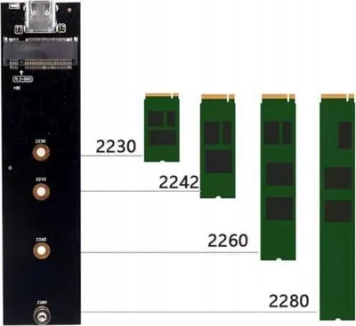 Enkoder për SSD M.2 në USB 3.0 NGFF SATA, alumini, i zi - 2