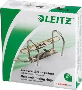 Unaza vetëngjitëse për fletore Leitz 17060000, 500 copë, të bardha