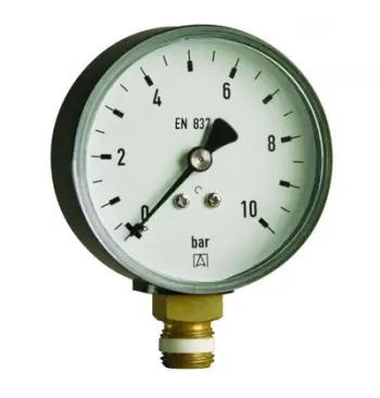 Manometër presioni Afriso RF 80 RAD, 0 10 bar, 80mm, lidhje radiale 1/2"