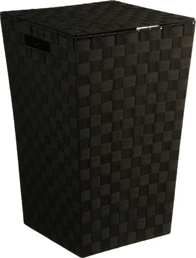 Shportë rrobash 5five Rectangular, 50L, me kapak, e zezë - 1