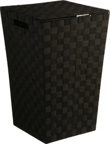 Shportë rrobash 5five Rectangular, 50L, me kapak, e zezë