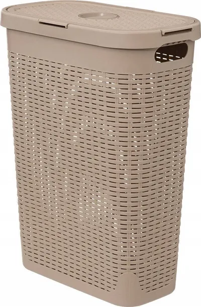 Shportë rrobash 5five Simply Smart, 40L, plastike, bezhë - 1