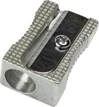 Mprehës lapsash Titanum Metal Single, metal, set 24 copë, argjendtë - 1