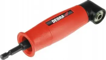 Adapter këndor për bit kaçavidash Dedra, 1/4", magnetik, çelik CrV