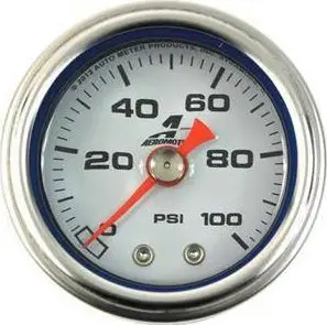 Manometër presioni karburanti Aeromotive 15633, 0 deri 100 PSI, i zi