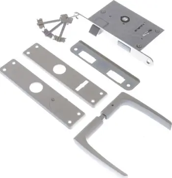 Bllokadë derë Kurzemes ZV9A-1 469Z-35804/2-DB WHI, tip mortise, për cilindër profili, e bardhë