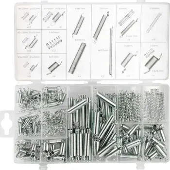 Set susta tërheqëse dhe zgjatuese MIX, 200 copë, metalike