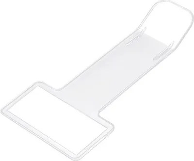 Mbajtëse bilete parkimi për xham veture, plastike, transparente - 1