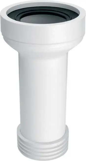 Lidhës kanalizimi McAlpine WC-CON2B, i drejtë, 260mm, i bardhë