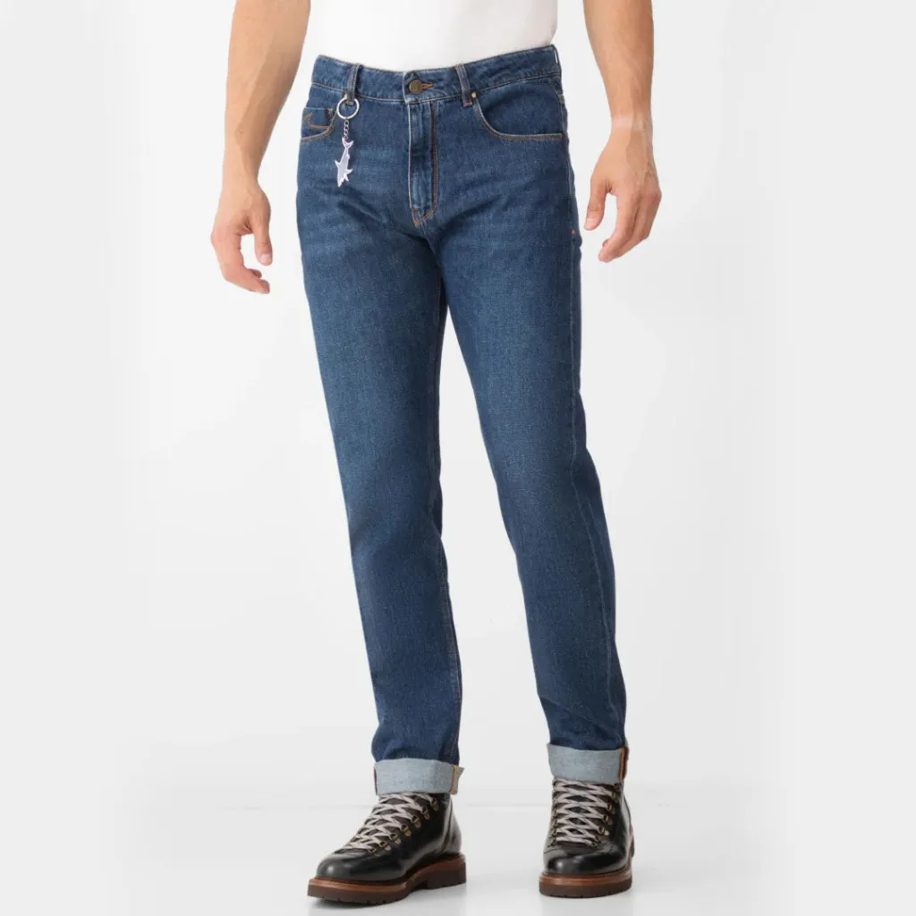 Xhinse PAUL & SHARK JEANS GOLDE RIVET 5 POCKETS - 2