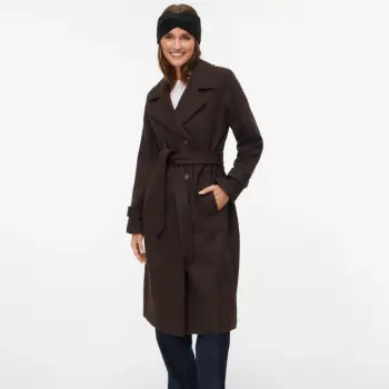 Palltë VERO MODA VMFORTUNEVEGA LONG TRENCHCOAT GA