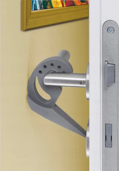 Bllokues dere dhe dritare Wenko Multi-STOP, universal, gri blu - 4