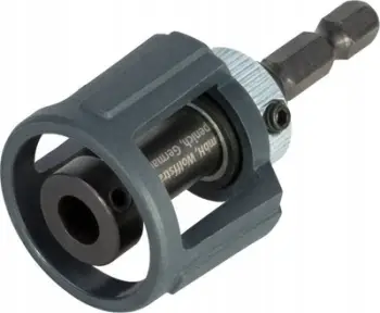 Mbajtëse bitash Wolfcraft, me ndalesë të rregullueshme thellësie, për trup 1/4"