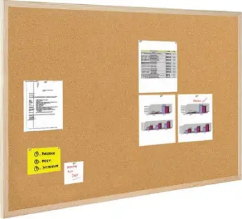 Kornizë druri Bi-Office Cork, 120x60 cm, e kaftë