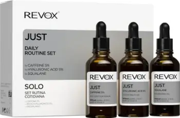 Set kujdesi për fytyrë Revox B77 Just Daily Routine, komplet ditor, për të gjitha llojet e lëkurës