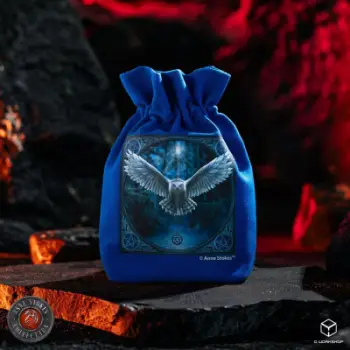 Qese për zara Q Workshop Anne Stokes Awaken Your Magic, dizajn fantazi, material i qëndrueshëm, e zezë