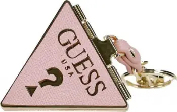 Mbajtëse çelësash Guess RW7424, metal, rozë