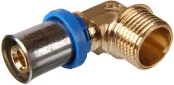 Lidhës këndor presioni Equation GZ 1/2" x 16 mm, bronz, metalik