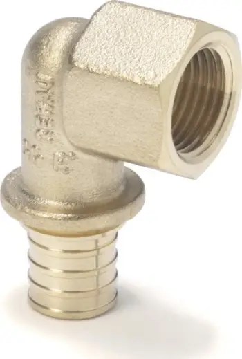 Lidhës këndor REHAU RAUTITAN LX, adaptor bashkues 25 x 1, bronz