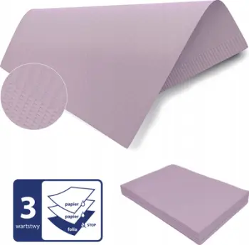 Peceta mbrojtëse dentare Menodent, 33 x 45 cm, 10 copë, vjollcë