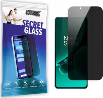 Xham mbrojtës privatësie GrizzGlass SecretGlass, për OnePlus Nord CE 3, i zi