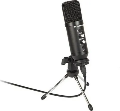 Mikrofon studio Blow, me tripod, USB, i zi - 1