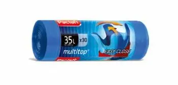 Qese plehrash Paclan Multitop, 35L, 36 copë, blu