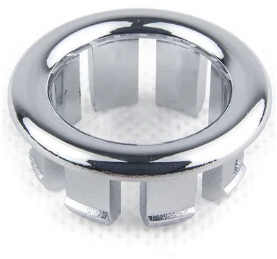 Unazë dekorative për lavaman AKC 508, 22mm, plastikë, krom - 1