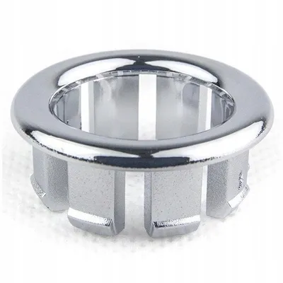 Unazë dekorative për lavaman AKC 508, 22mm, plastikë, krom - 2