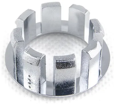 Unazë dekorative për lavaman AKC 508, 22mm, plastikë, krom - 4
