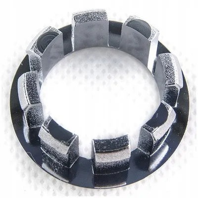 Unazë dekorative për lavaman AKC 508, 22mm, plastikë, krom - 5