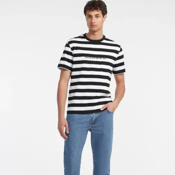 Maicë GUESS JEANS GJ SS CN REG STRIPED YD TEE