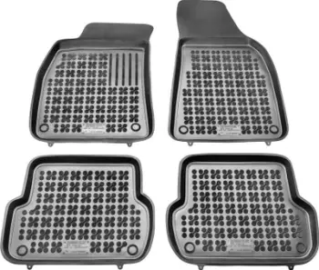 Set tapetash dyshemeje REZAW PLAST 200301, gome, set 4 copë, e zezë