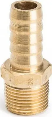Lidhës nipple bronzi 3/8" në zorrë 12mm, rezistent ndaj korrozionit
