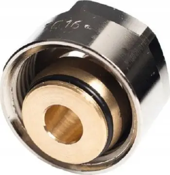 Lidhës ngrohjeje Tece Alternative, Eurocone 3/4", 16 mm, metalik