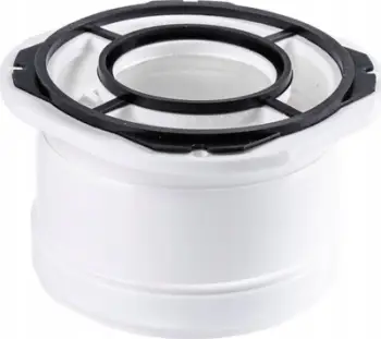 Adapter oxhaku Almeva IMMERGAS 60/100, PP H, me garniturë nën flanxhë, i bardhë