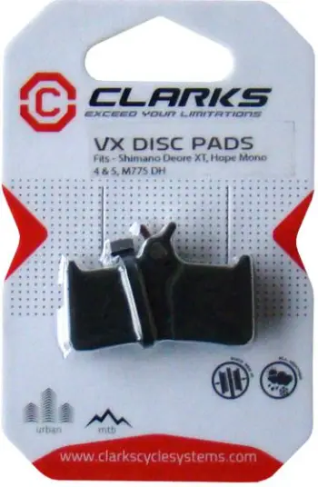 Blloqe freni Clarks SHIMANO HOPE, metalike sintered, për Shimano XT 755 756 M775 Hope Mono 4 5