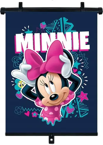Rulo mbrojtëse dielli Seven Minnie Mouse 9309, 36x45cm, për veturë, shumëngjyrëshe